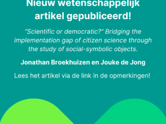 Nieuwe publicatie: Hoe benutten we de volledige potentie van citizen science? - Bridge2Health
